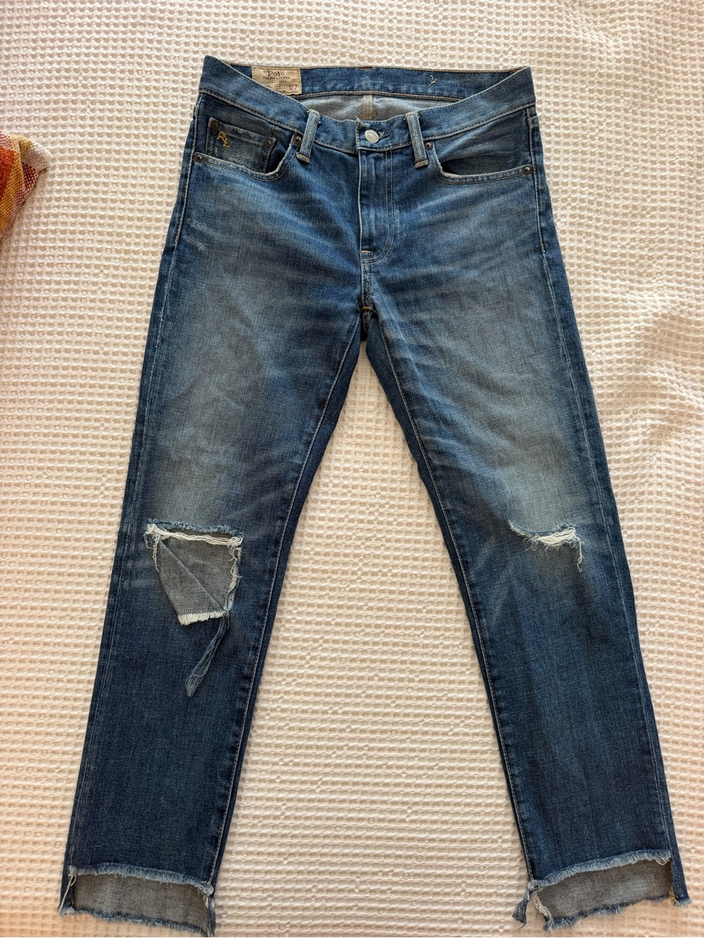 Polo Ralph Lauren Women’s Distressed Slim Crop Jeans - size 27
